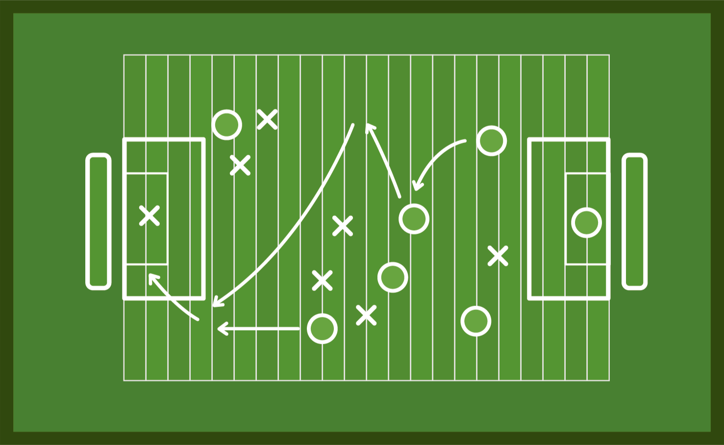 Alfombra vinílica juvenil juego de fútbol americano - TenVinilo