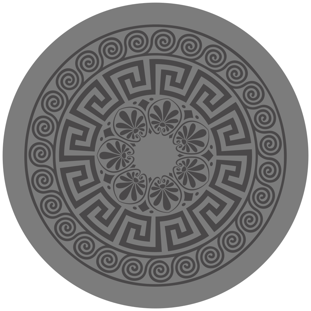 Alfombra vinílica mandala diseño inspirado en mandala - TenVinilo