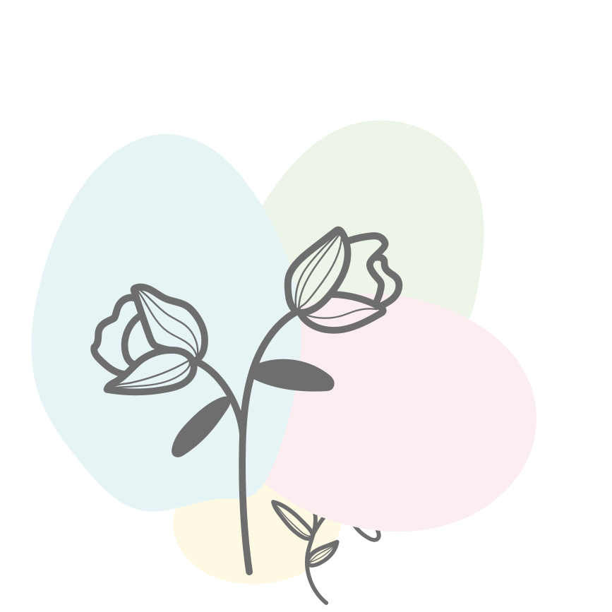 Alfombra vinílica flores corazón floral - TenVinilo