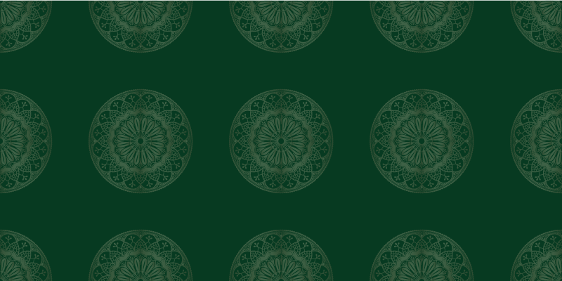 Alfombra vinílica mandala diseño de motivo mandala - TenVinilo