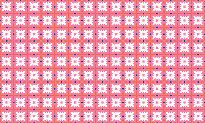 Alfombra vinílica flores superficie de patrón floral - TenVinilo