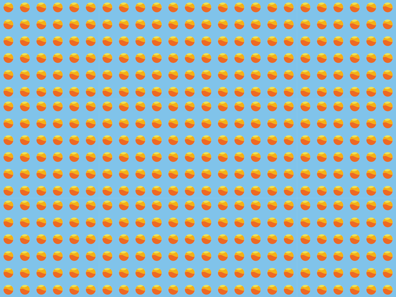 Alfombra vinílica imitación madera patrón naranjas soleadas - TenVinilo