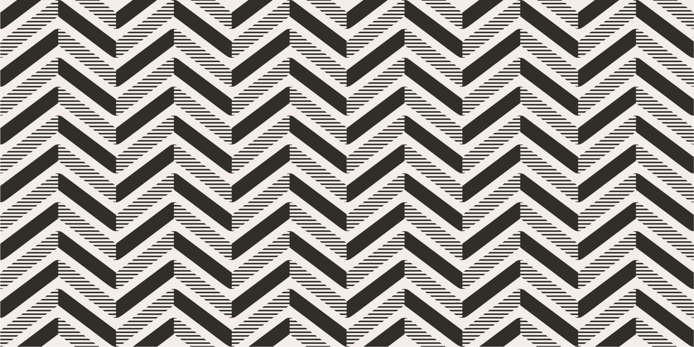 Alfombra pvc cocina geométrica zig zag bicolor - TenVinilo