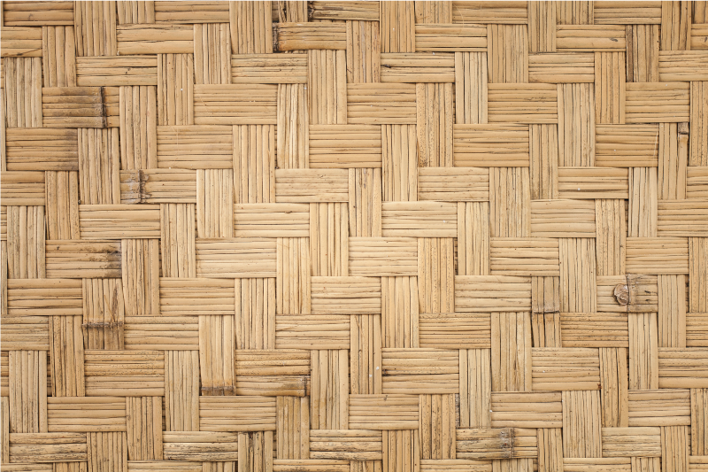 Alfombra vinílica madera patrón de parquet - TenVinilo