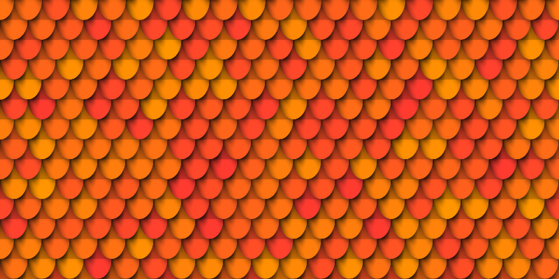 Alfombra vinílica textura patrón de escamas de otoño - TenVinilo