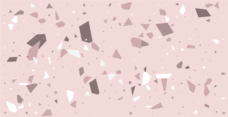 Alfombra vinílica geométrica terrazo geométrico - TenVinilo