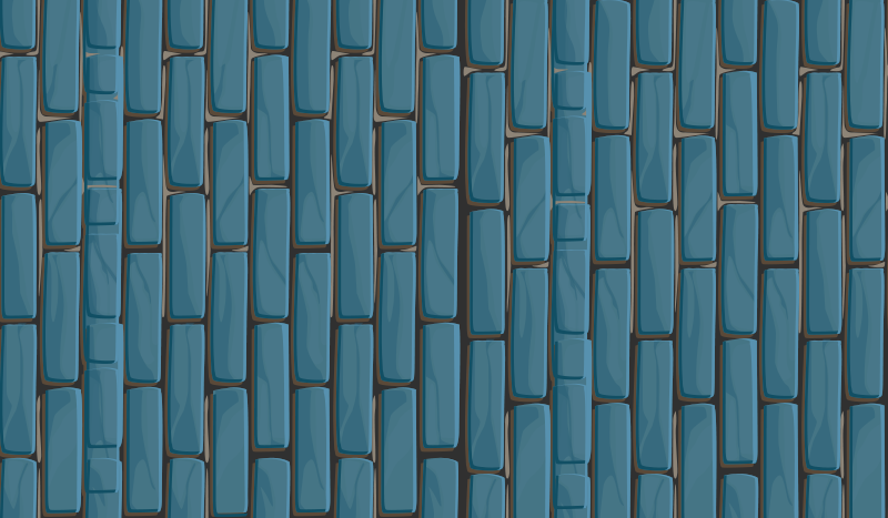 Alfombra hidráulica modelado de ladrillo - TenVinilo