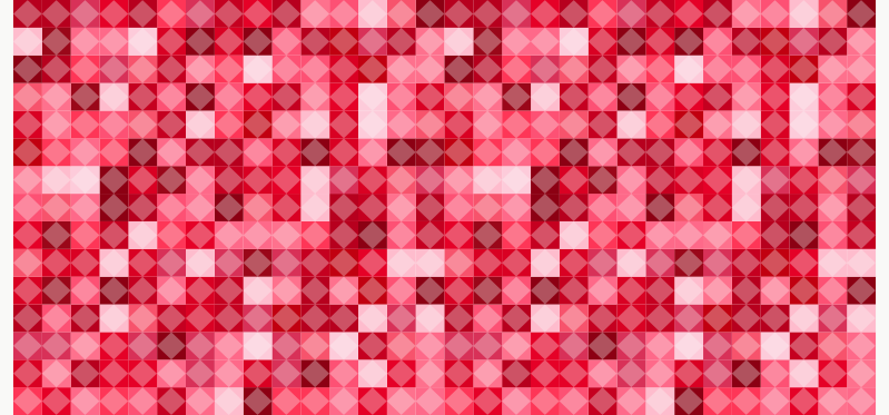 Alfombra vinílica mosaico rojo de vidrio - TenVinilo