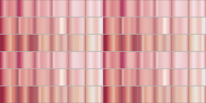 Alfombra hidráulica patrón de mosaico rosa - TenVinilo