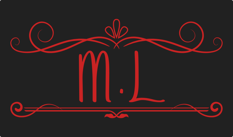 Alfombra vinílica personalizable monograma elegancia - TenVinilo