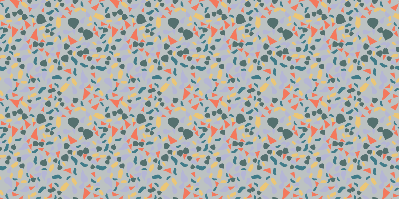 Alfombra vinílica efecto mármol formas abstractas vibrantes - TenVinilo