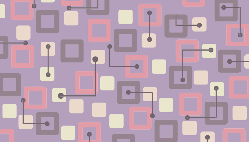 Alfombra vinílica moderna rosa y morada - TenVinilo