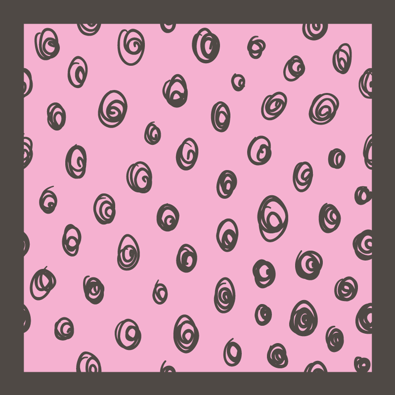 Alfombra vinílica dormitorio decoración de patrón en espiral - TenVinilo