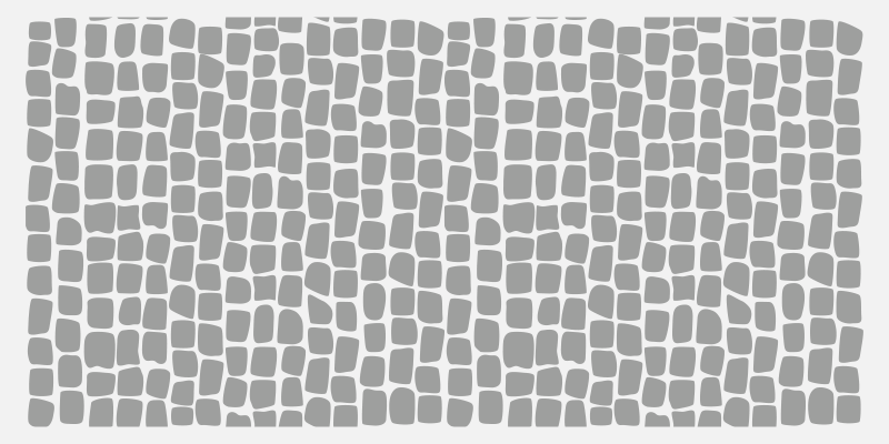 Alfombra hidráulica celosía monocromática - TenVinilo