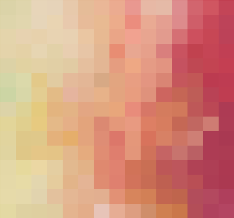 Alfombra vinílica geométrica patrón degradado rojo - TenVinilo