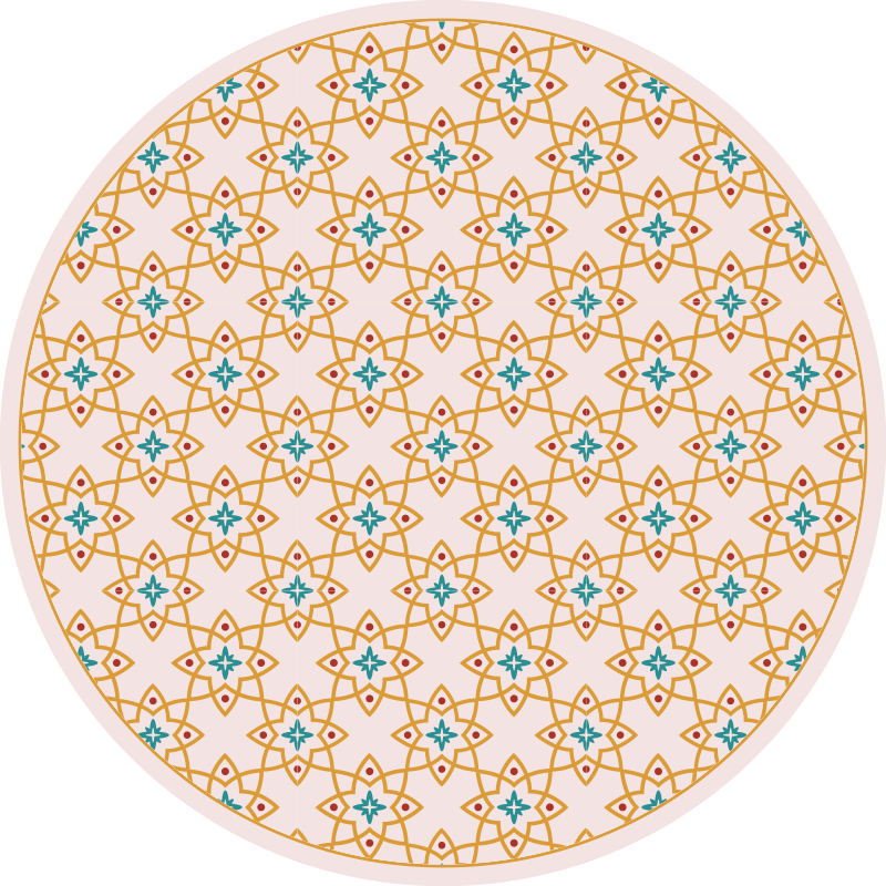 Alfombra vinilo cocina arreglo de mosaico vibrante - TenVinilo