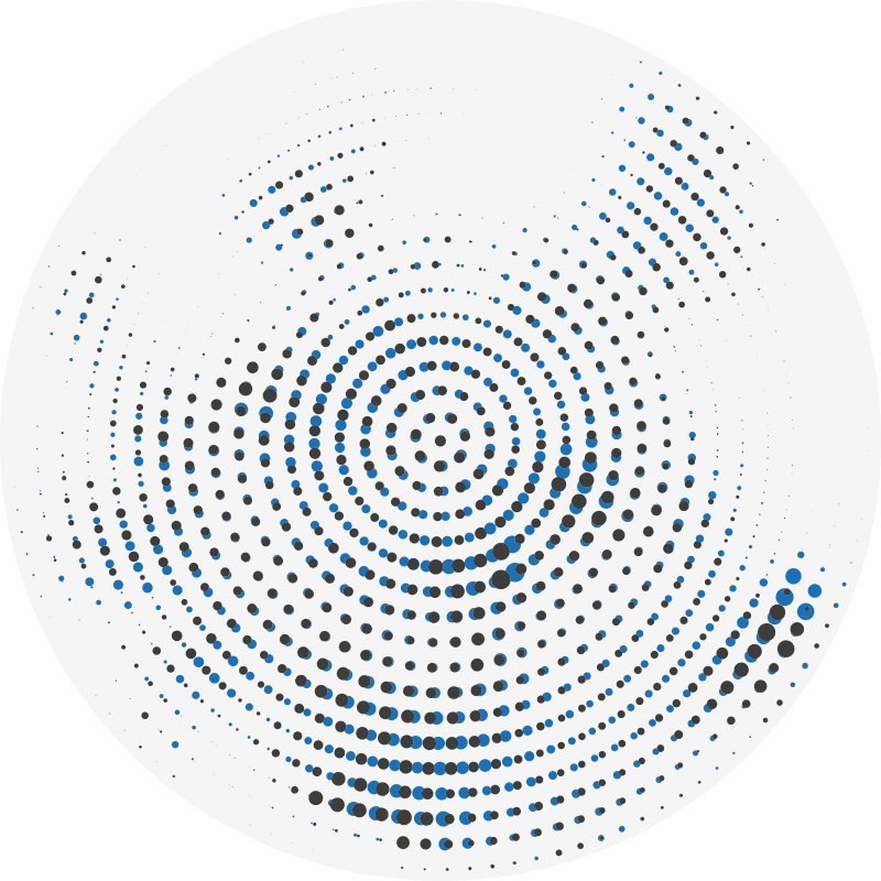 Alfombra vinílica geométrica motivo de puntos redondos - TenVinilo