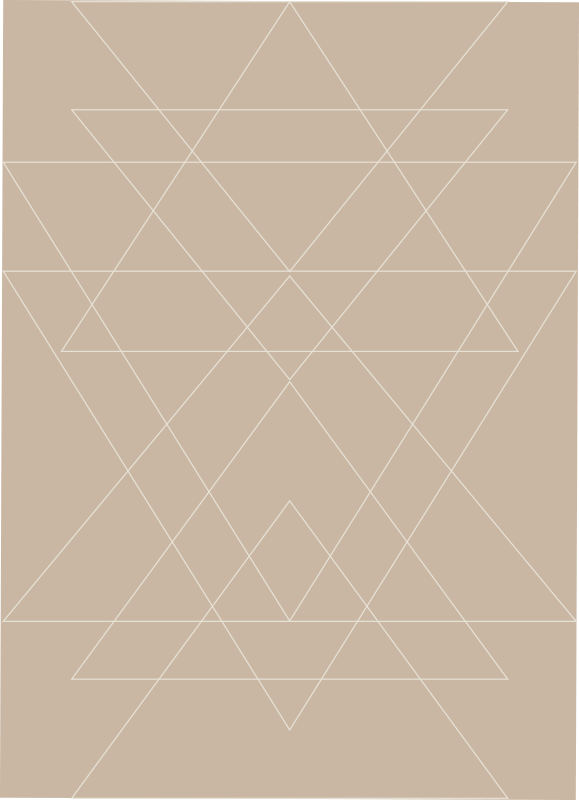 Alfombra vinílica moderna tapete con estampado geométrico - TenVinilo