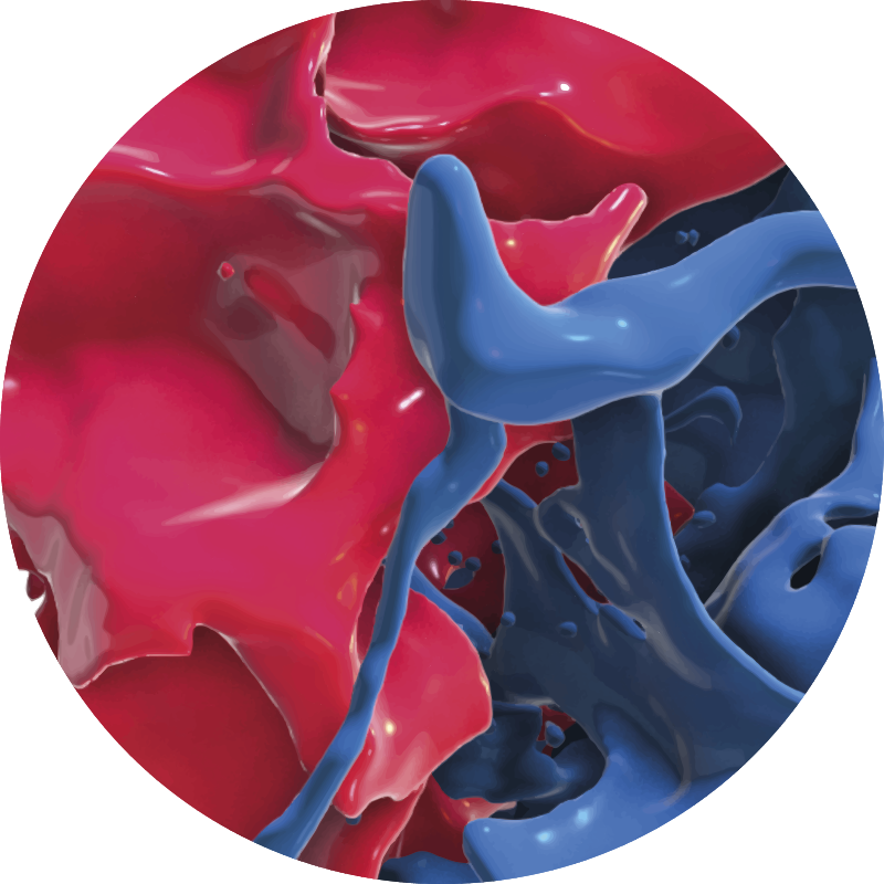 Alfombra vinílica textura corriente de color abstracta - TenVinilo