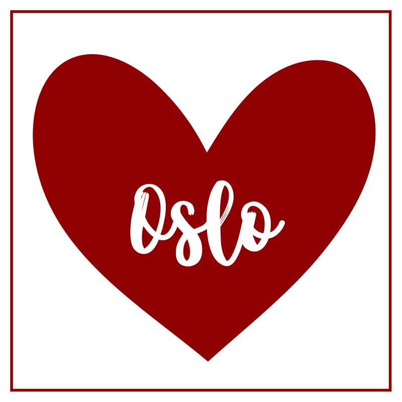 Alfombra vinílica frase corazón de oslo - TenVinilo