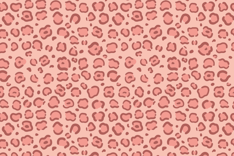 Alfombra vinílica animal print puntos de leopardo - TenVinilo