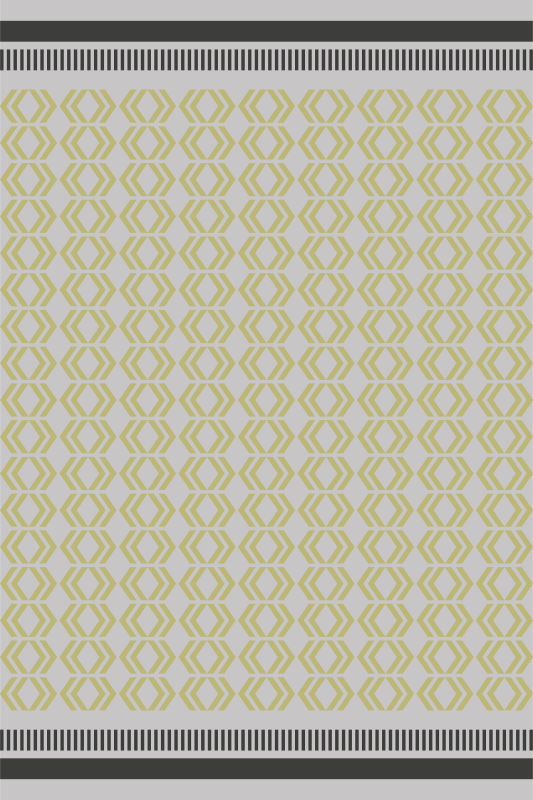 Alfombra vinilo salón diseño de panal - TenVinilo