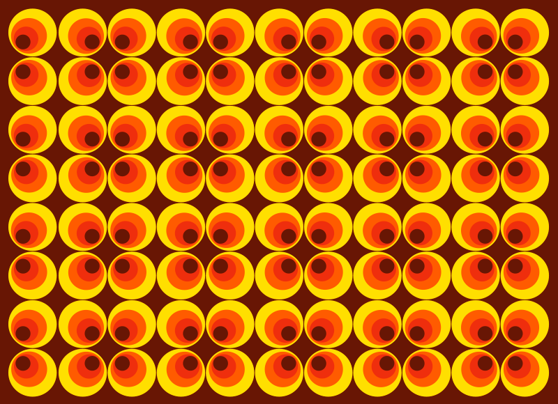 Alfombra vinílica textura motivos redondos vibrantes - TenVinilo