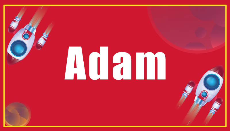 Alfombra vinílica infantil cohete con nombre personalizado - TenVinilo