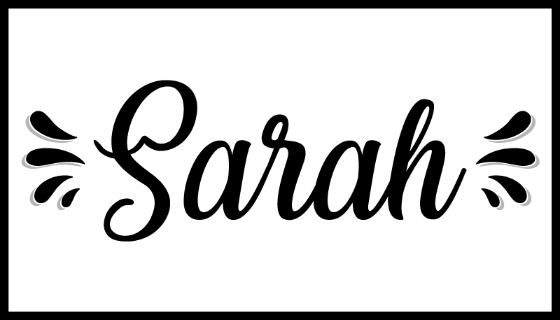 Alfombra vinilo salón blanco y negro - TenVinilo