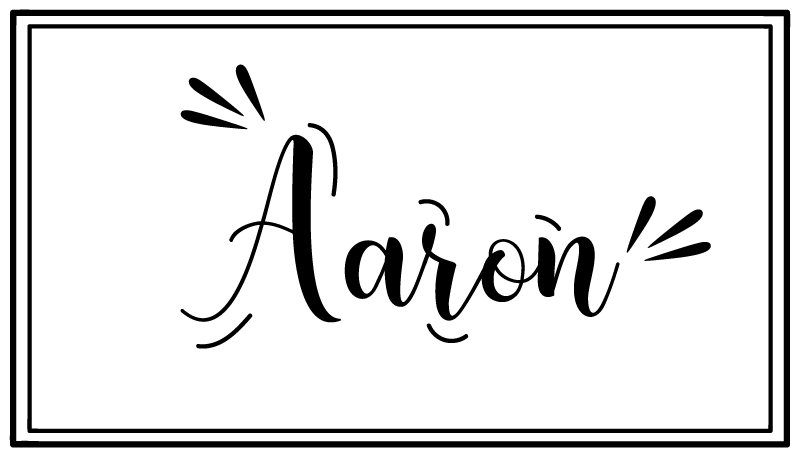 Alfombra vinílica dormitorio nombre minimalista - TenVinilo