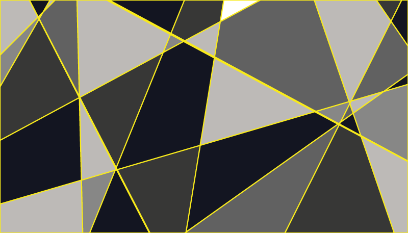 Alfombra vinílica geométrica líneas triangulares grises - TenVinilo