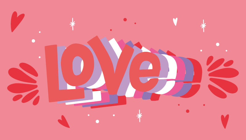 Alfombra vinílica frase carta de amor maravillosa - TenVinilo