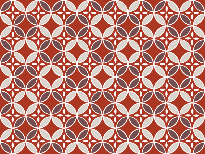 Alfombra vinílica mosaico mezcla de patrones artísticos - TenVinilo