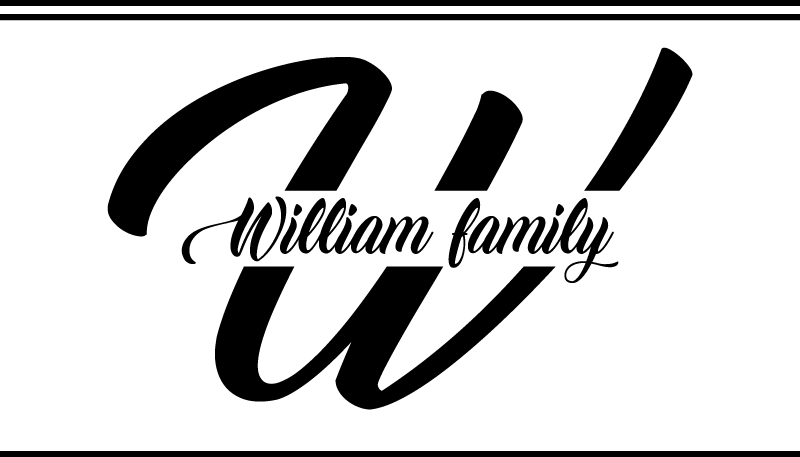 Alfombra vinílica entrada inicial y nombre de la familia - TenVinilo