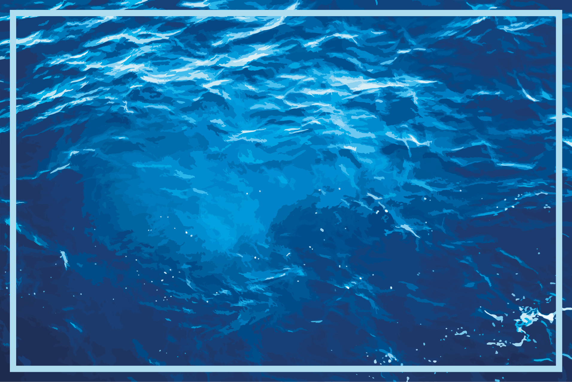 Alfombra vinílica textura olas oceánicas realistas - TenVinilo