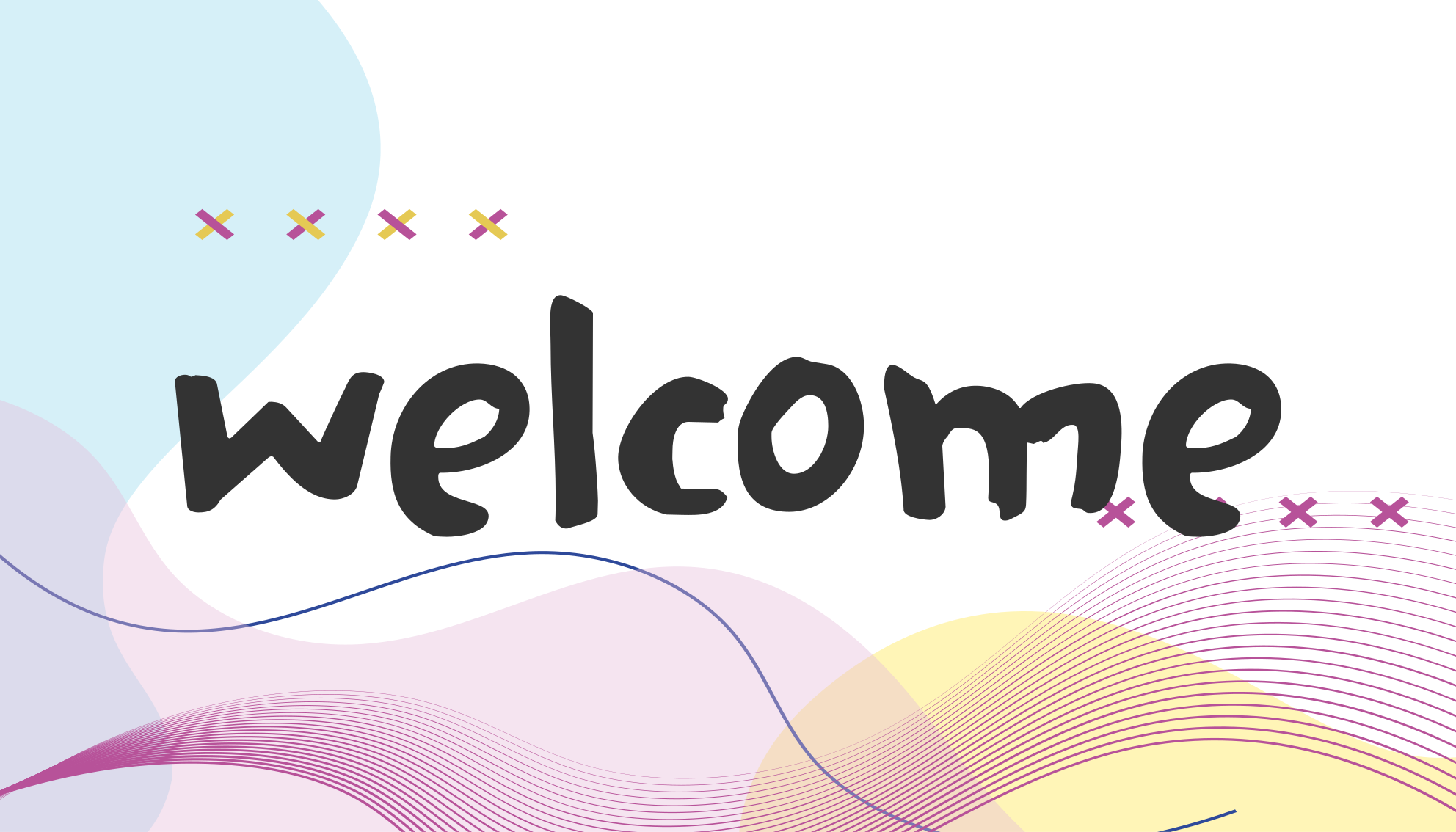 Alfombra vinílica entrada bienvenida abstracta moderna - TenVinilo