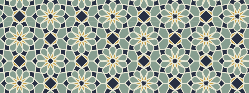 Alfombra vinílica mosaico motivo geométrico sofisticado - TenVinilo