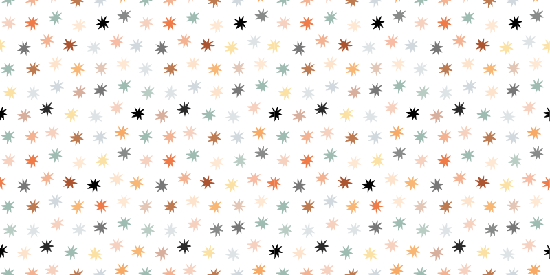 Alfombra vinílica estrellas patrón de estrellas colorido - TenVinilo