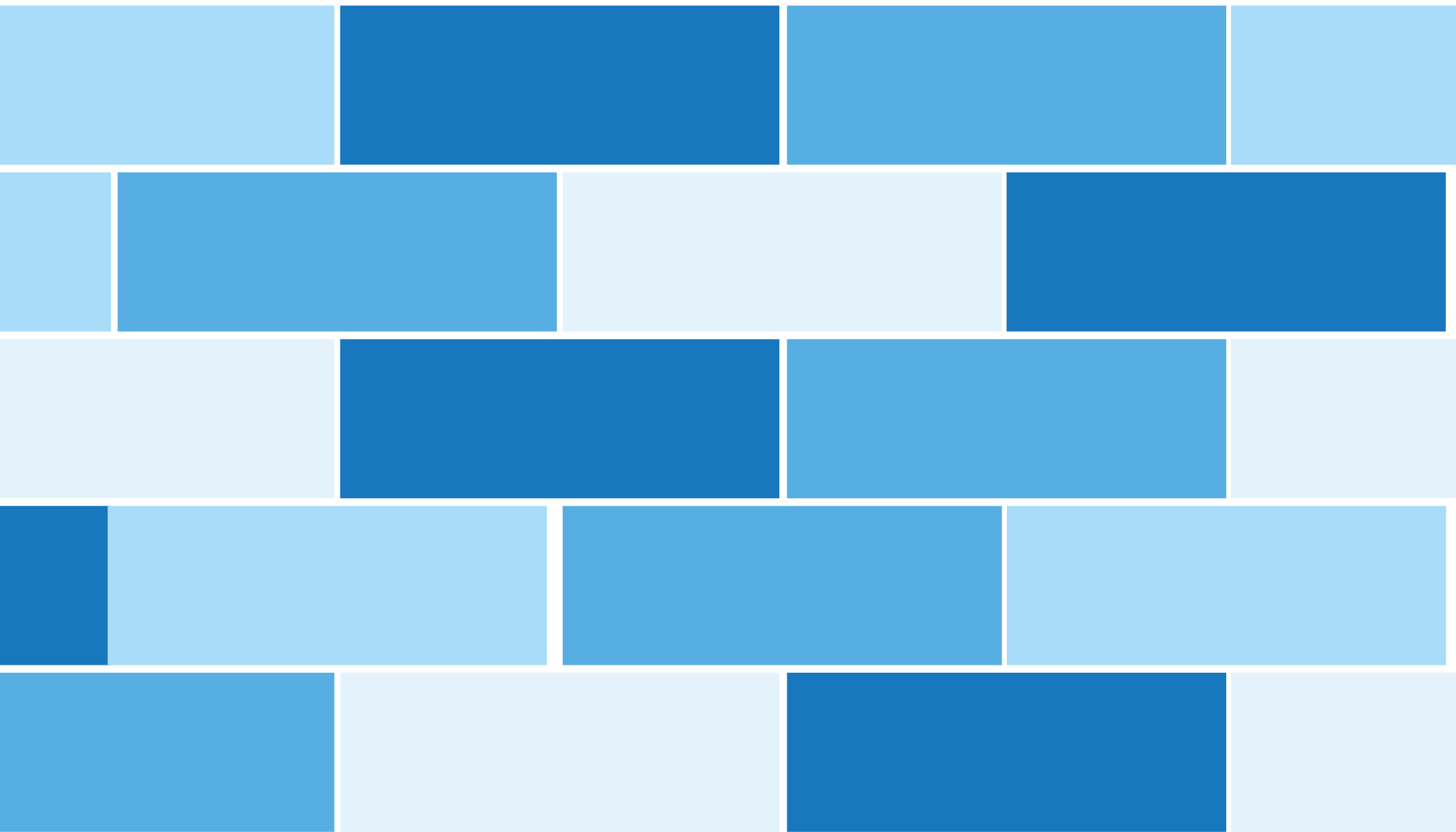 Alfombra hidráulica vinílica patrón de ladrillo azul - TenVinilo