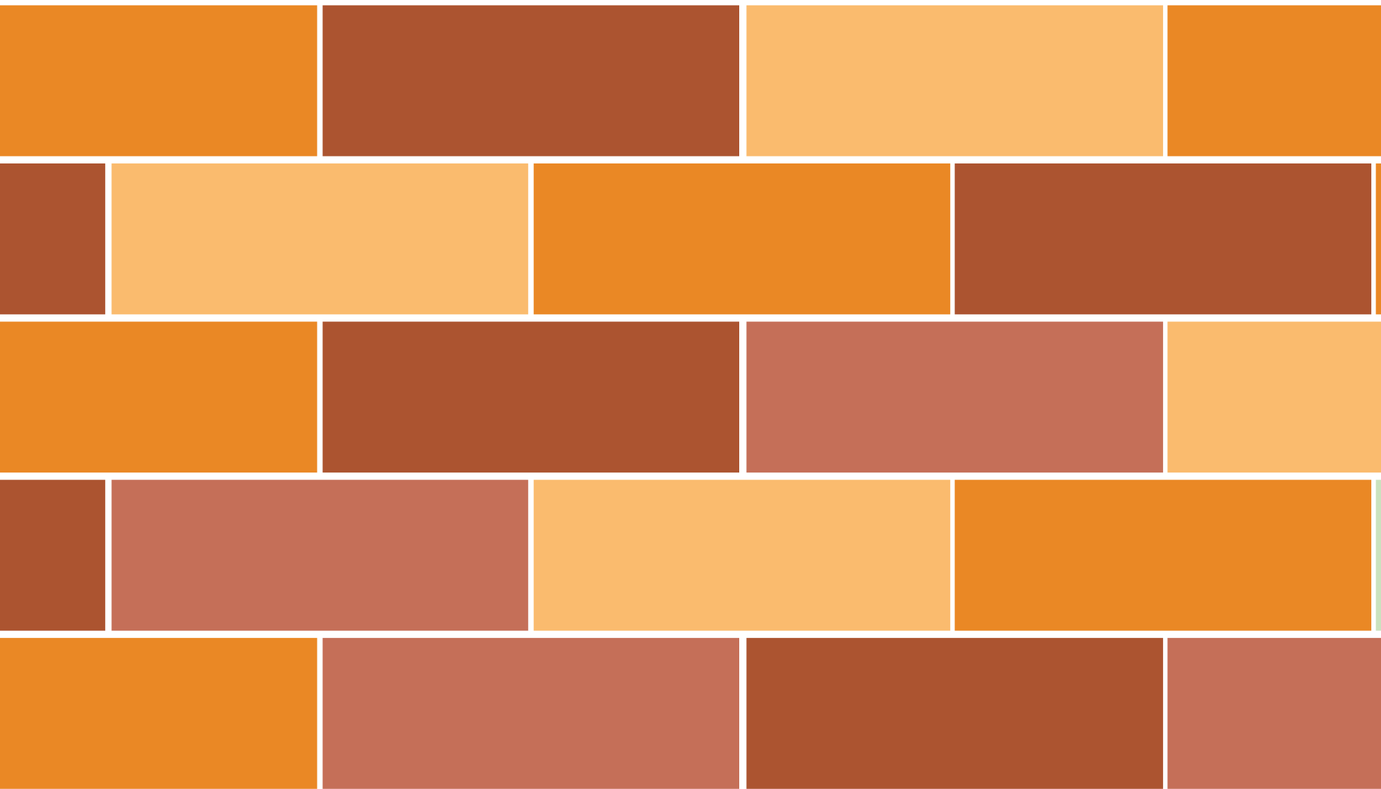 Alfombra vinilo baño disposición de ladrillos de colores - TenVinilo