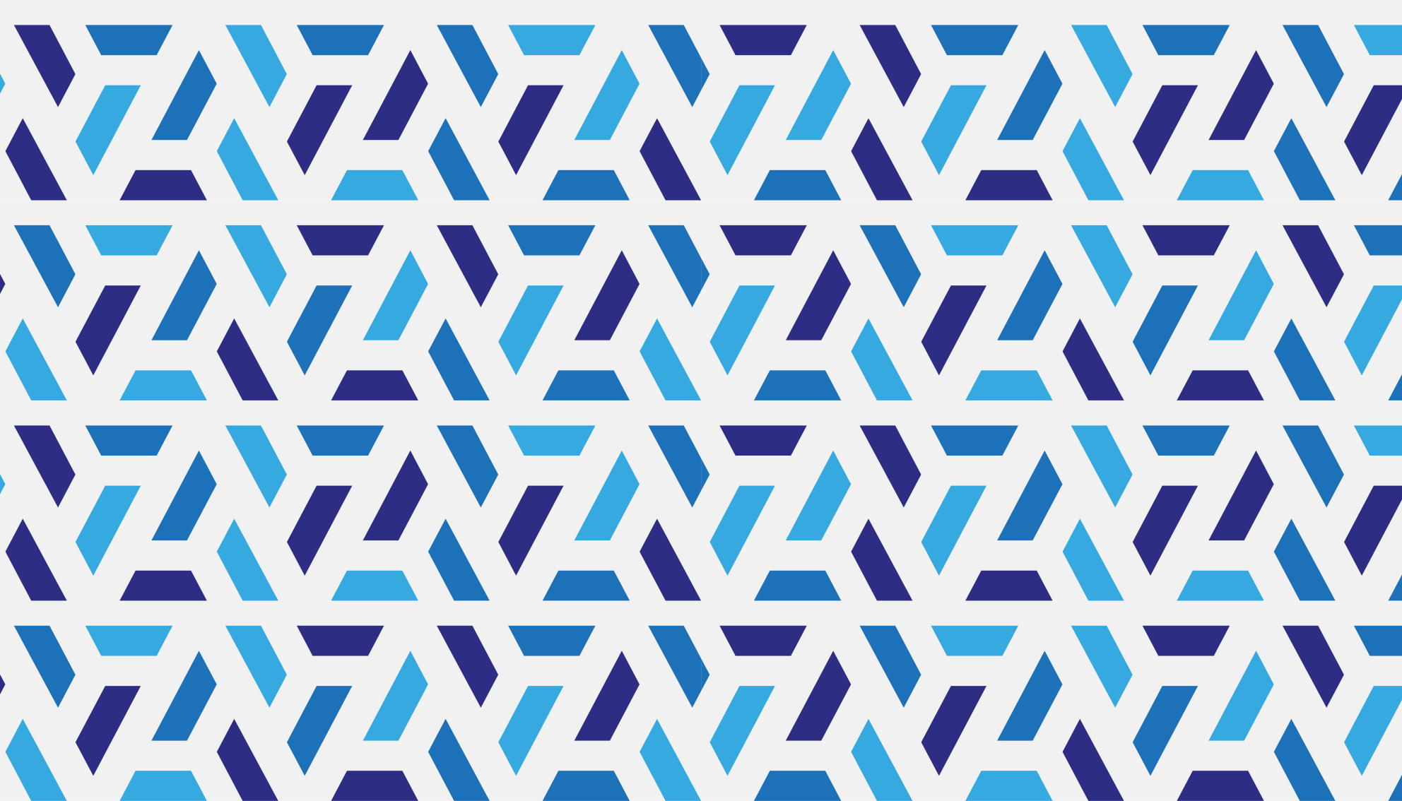 Alfombra vinílica geométrica formas estampadas en azul - TenVinilo