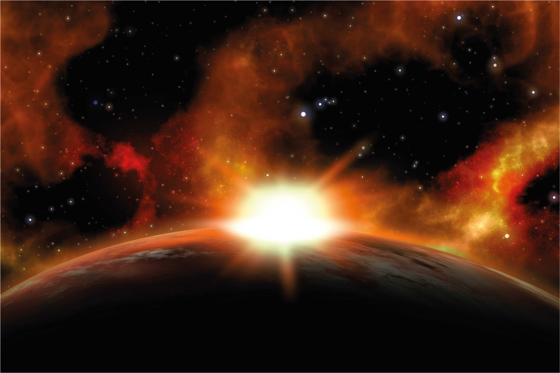 Alfombra vinílica estrellas resplandor celestial - TenVinilo