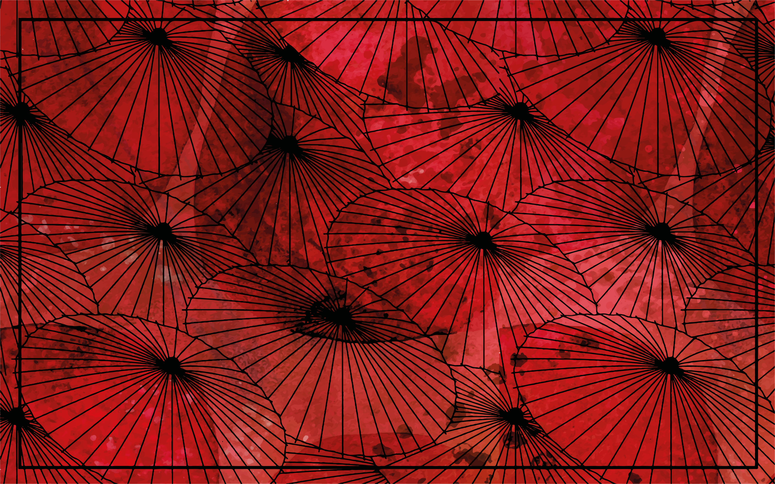 Alfombra vinílica textura roja con patrón - TenVinilo