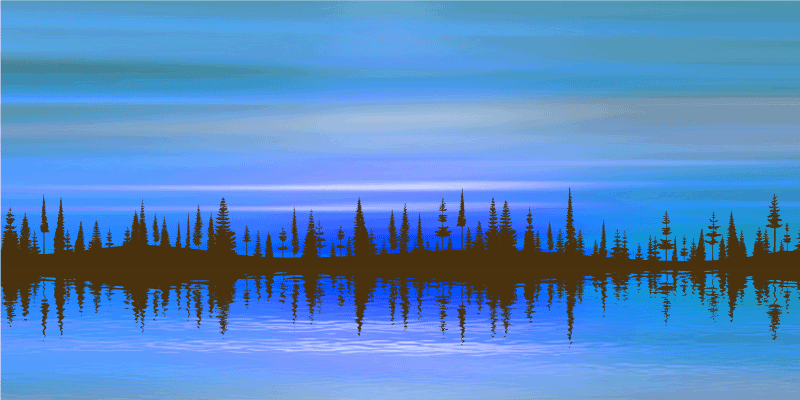 Alfombra vinílica naturaleza mezcla de paisajes abstractos - TenVinilo