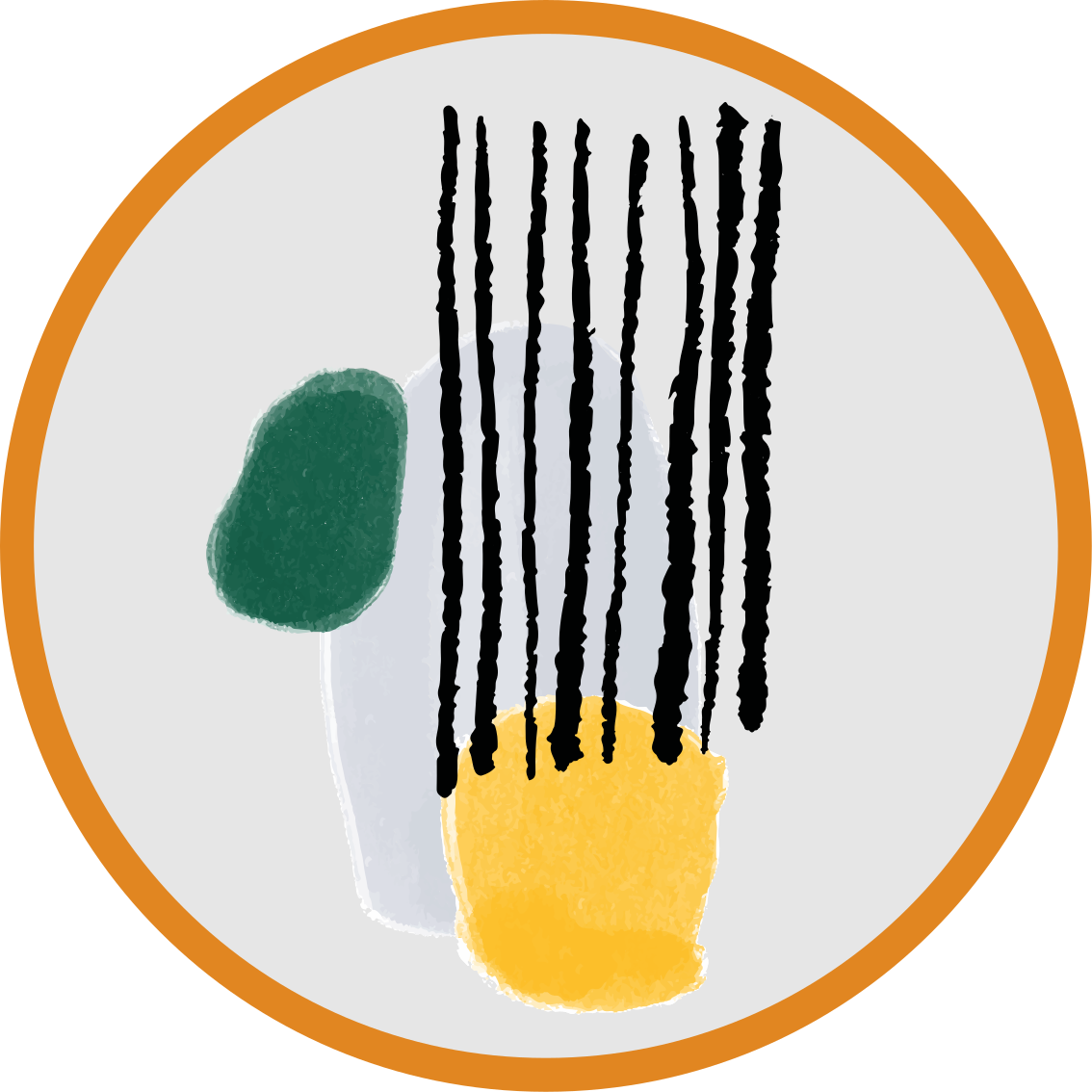 Alfombra vinílica minimalista segmentos de tonos geométricos - TenVinilo