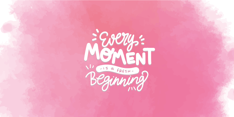 Alfombra vinílica frase cada instante nuevo - TenVinilo