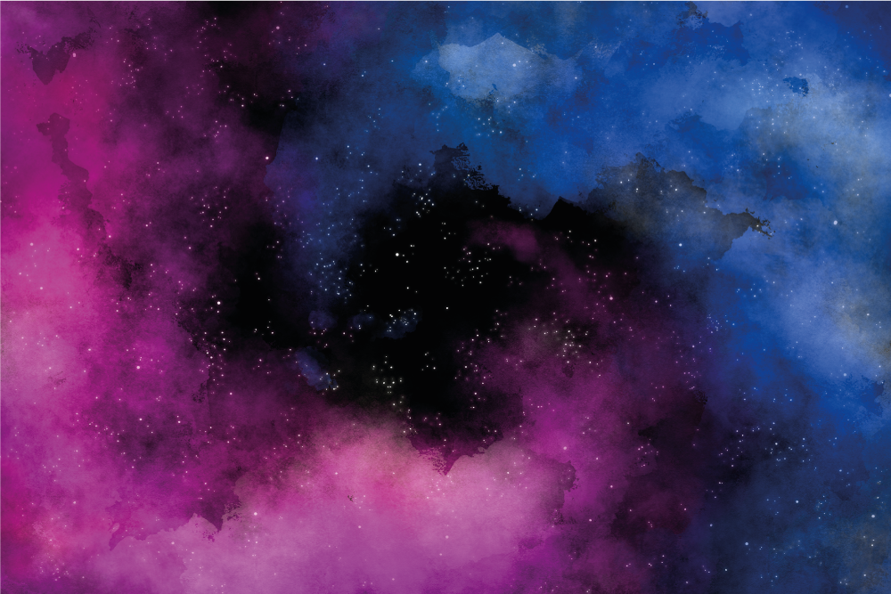 Alfombra vinílica moderna nebulosa espiral - TenVinilo