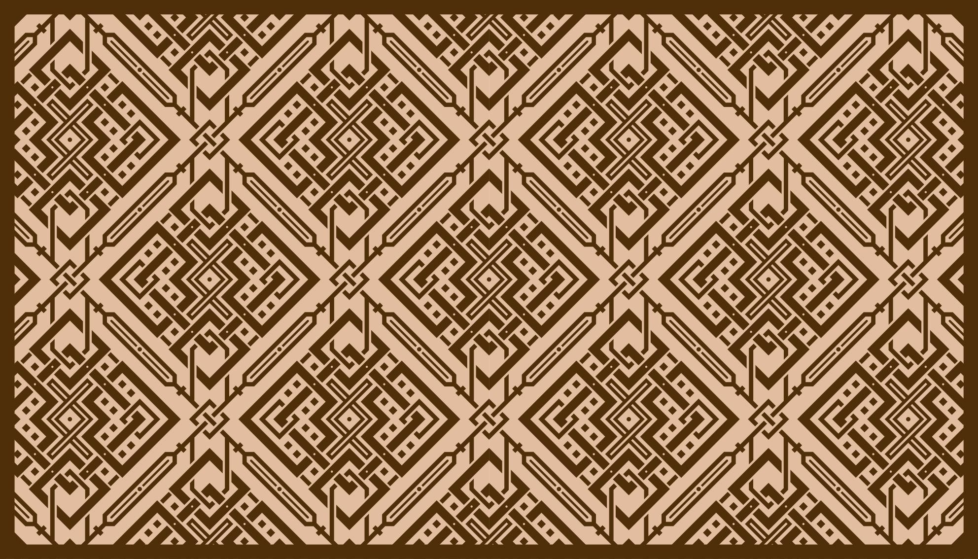 Alfombra vinilo salón elemento geométrico elegante - TenVinilo