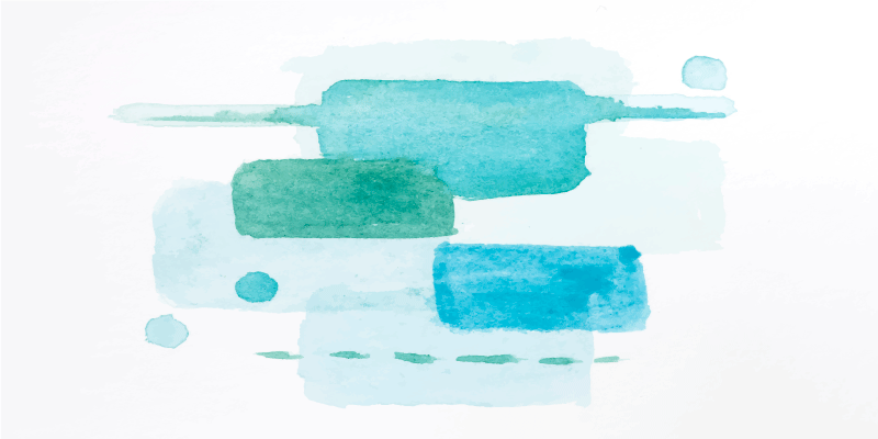 Alfombra vinilo salón bloques de colores acuáticos - TenVinilo