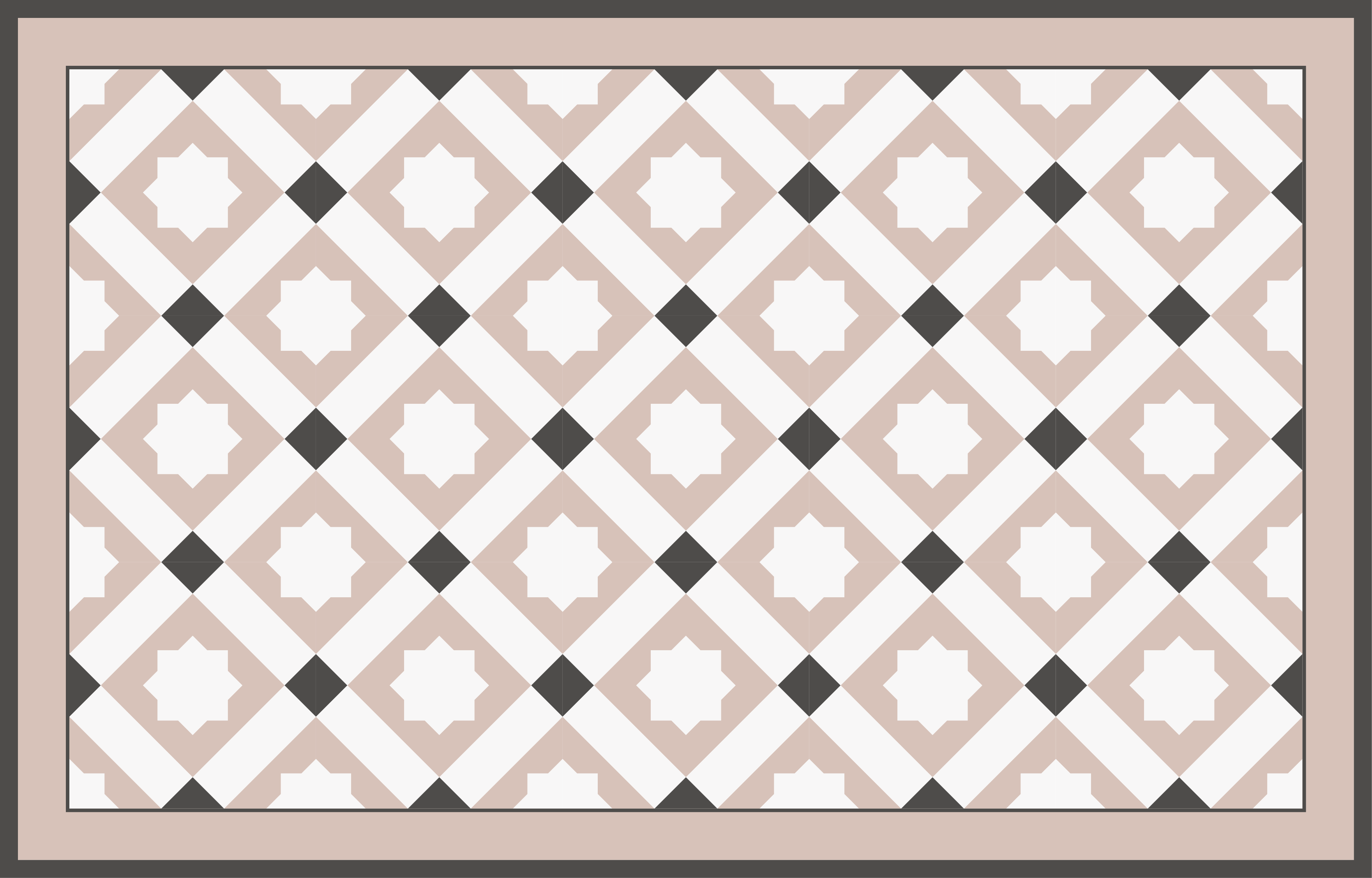 Alfombra vinilo baño estrellas geométricas - TenVinilo